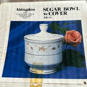 Abingdon Sugar Bowl 🍚 with Cover AB-11